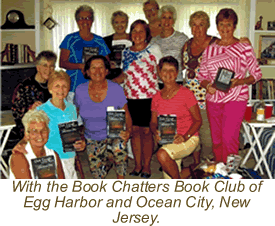 Connie Lapallo with the Book Chatters Club in Egg Harbor NJ