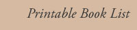 Printable Book List